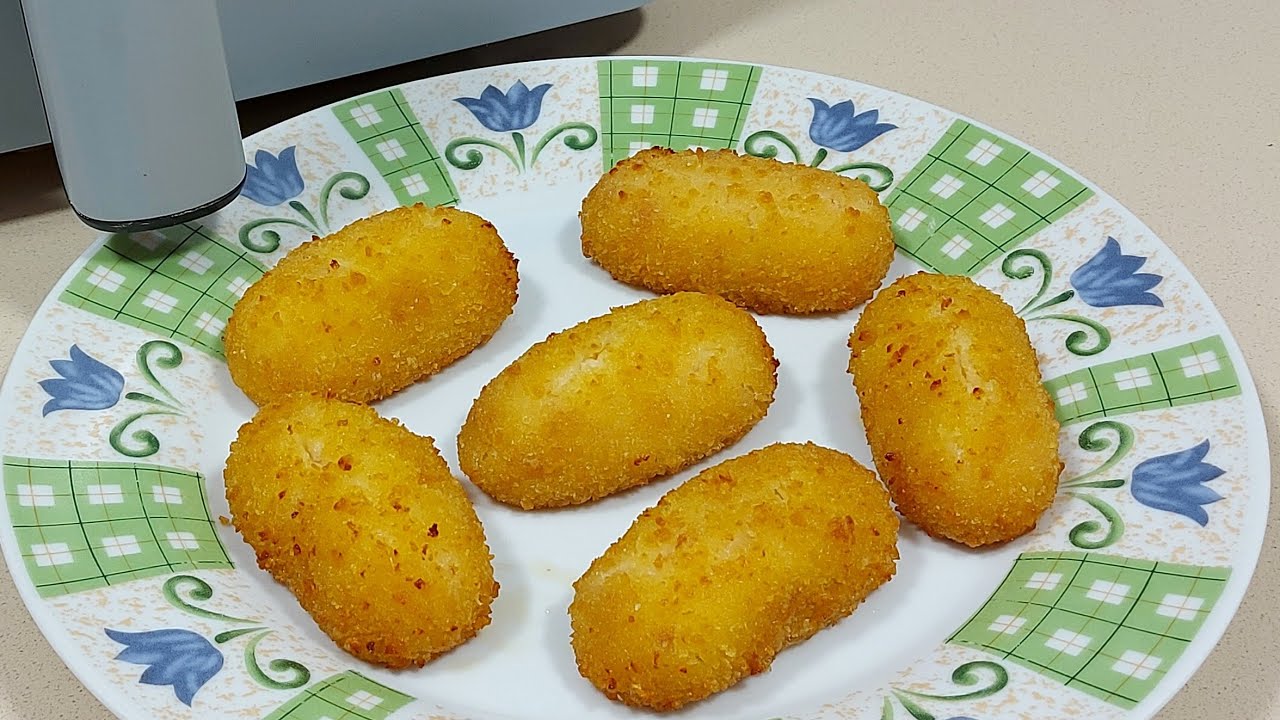 👌CROQUETAS EN FREIDORA DE AIRE CASI SIN ACEITE 👏 #airflyer // BEATRIZ COCINA