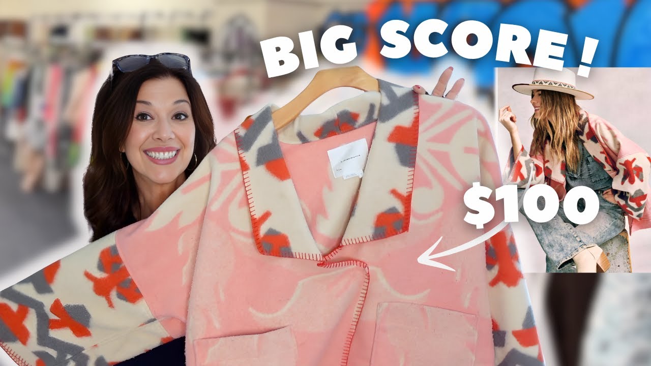 This $100 Jacket Was Hiding at the THRIFT store! Easy Fix, Big Profit!
