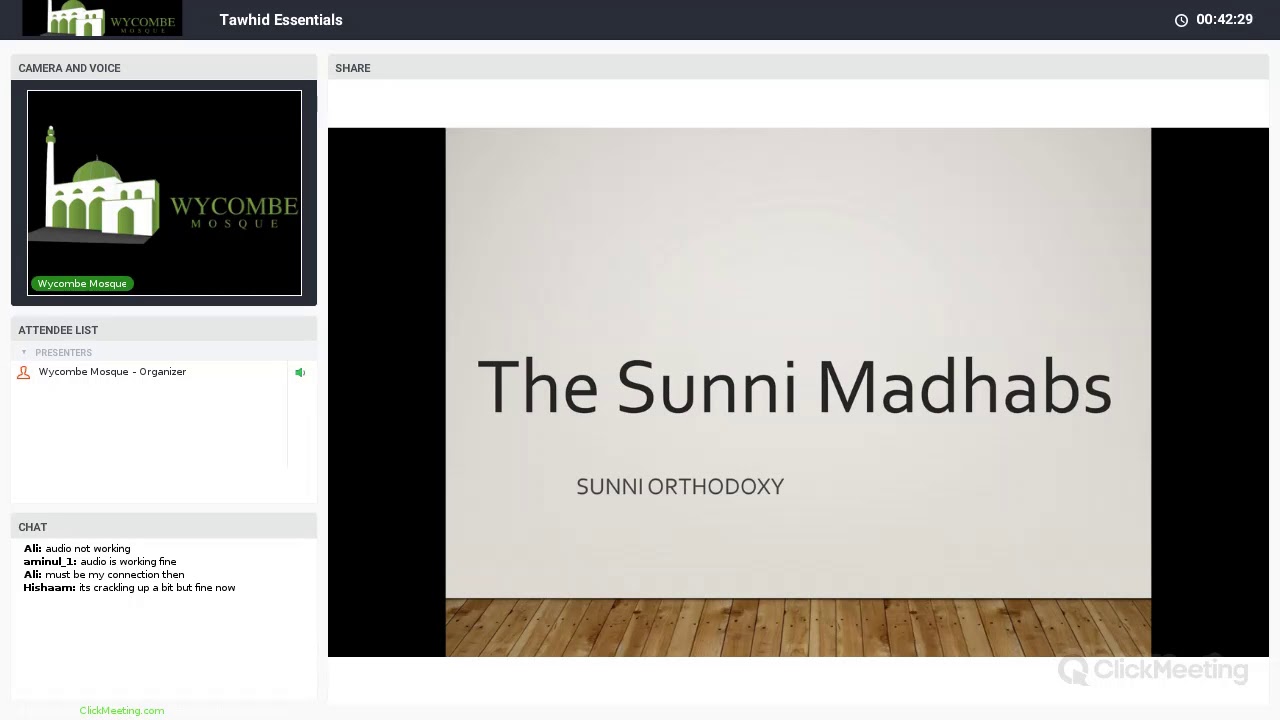 Lecture 2f   Sunni Madhabs on seeking help from the Prophet Allah bless him and give him peace