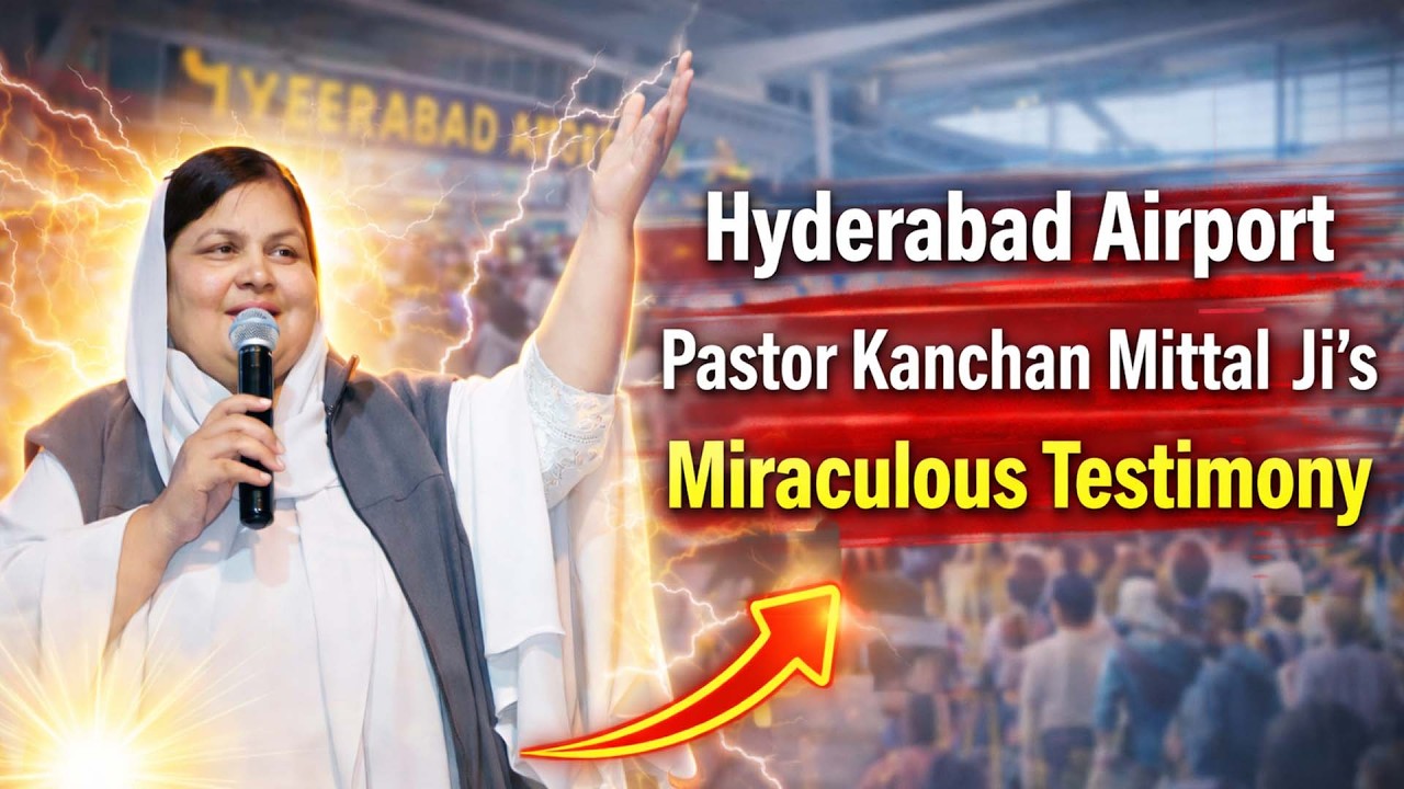 HYDERABAAD AIRPORT  पास्टर कंचन मित्तल जी की अद्भुत गवाही #kmmprophecynews #2026 #hyderabad
