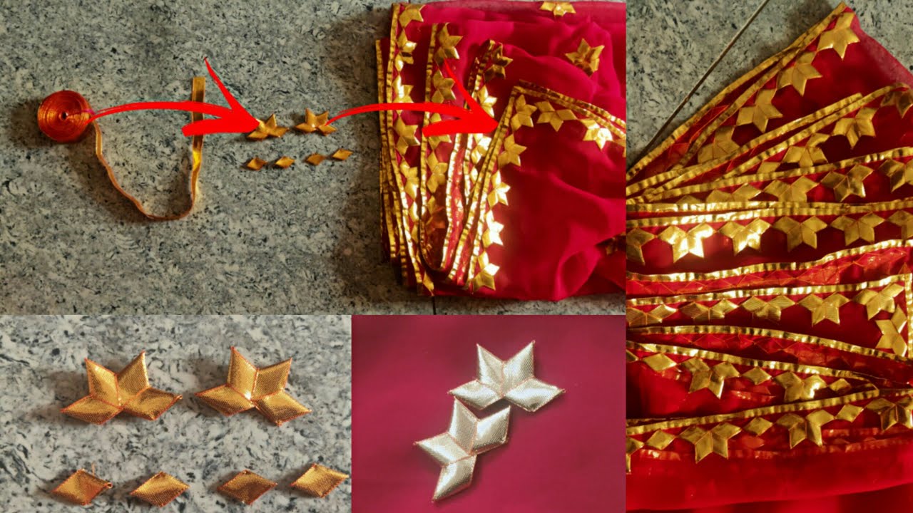 Gota Patti Flower | Gota Patti Design | Rajasthani Arts | 2021