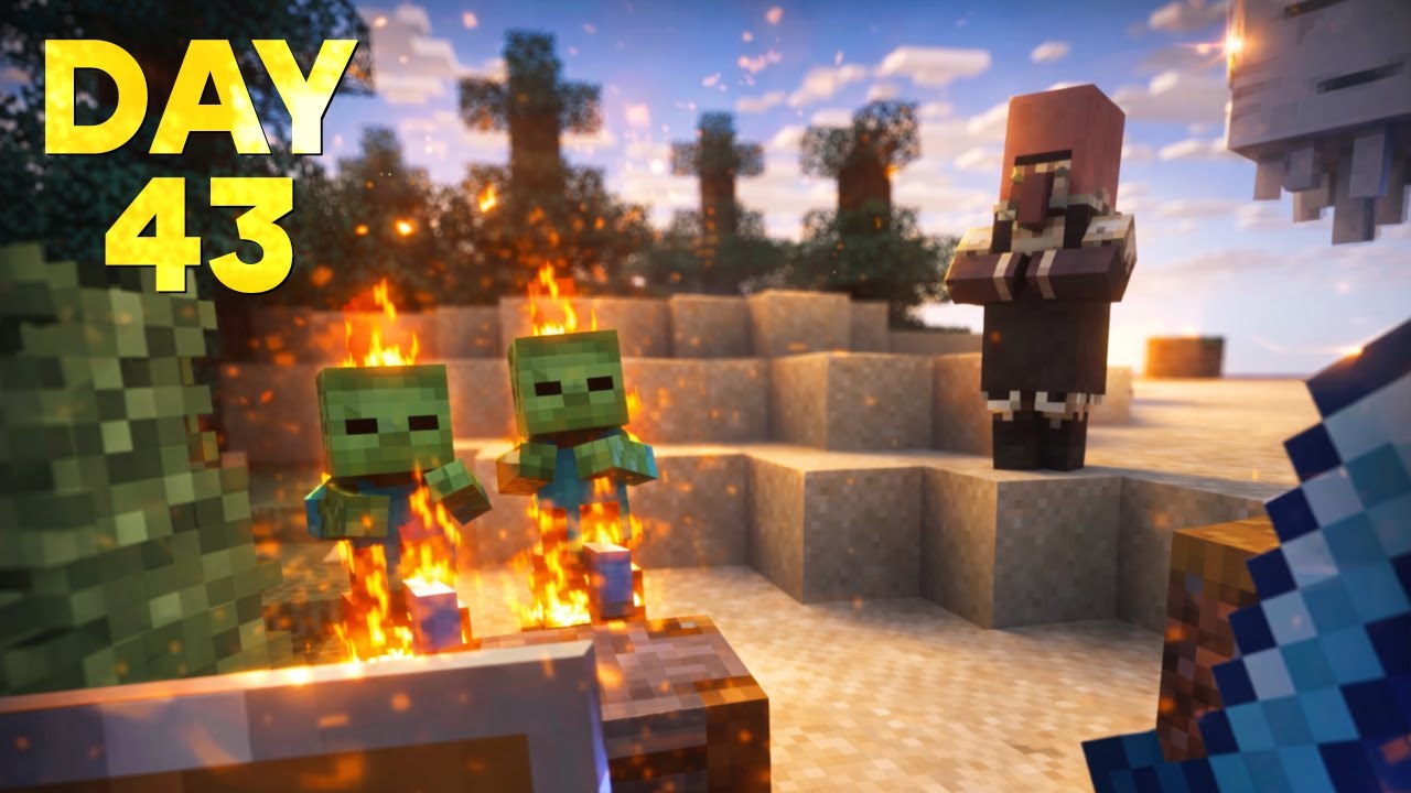 Villagers Acted Normal… 😂😂 || Minecraft Survival
