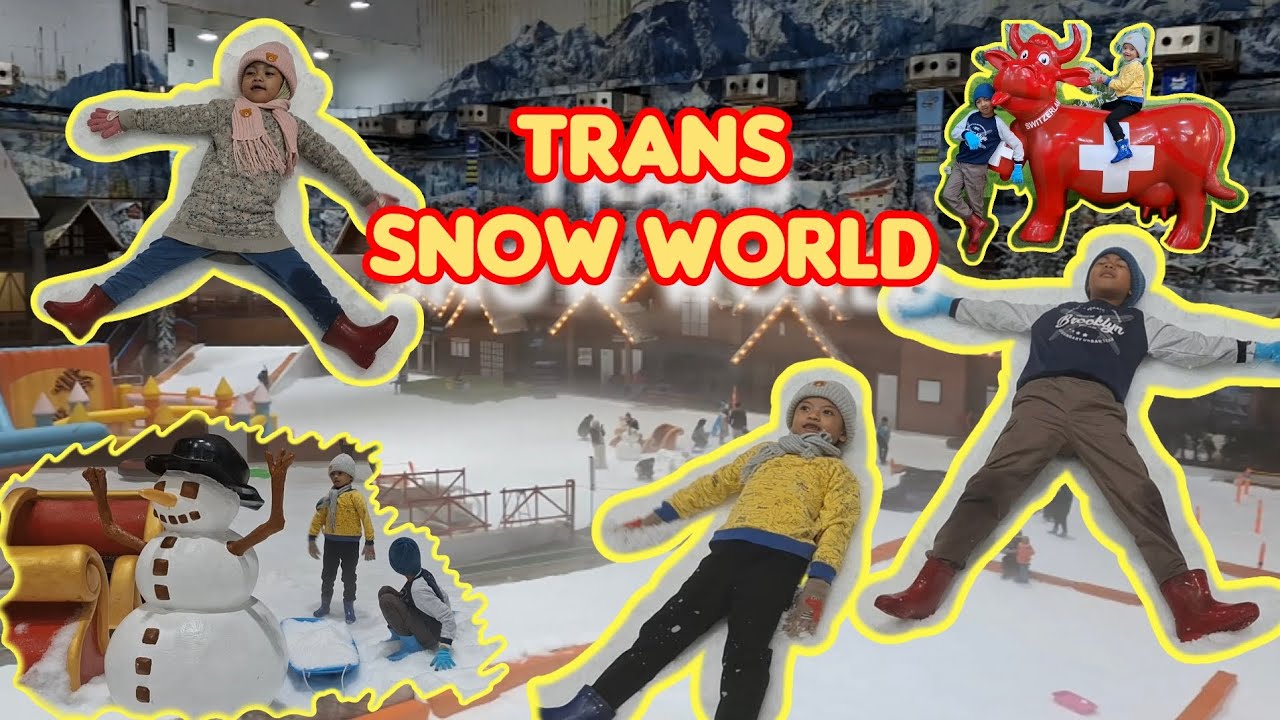 Bermain salju di trans snow world bekasi
