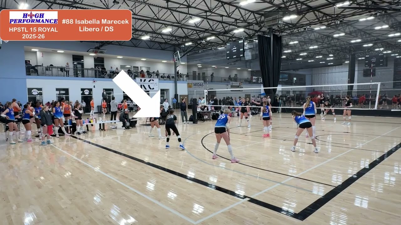Isabella Marecek #88 c/o 2029 - Libero/DS - Local 17u & 18u Tournament Highlights - HPSTL 15 Royal