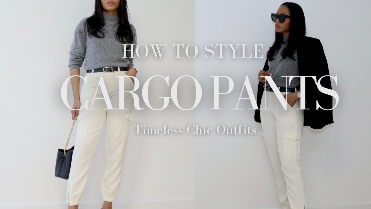 9 WAYS TO STYLE CARGO PANTS *timeless chic outfits* | Cargo Pants Outfit Ideas