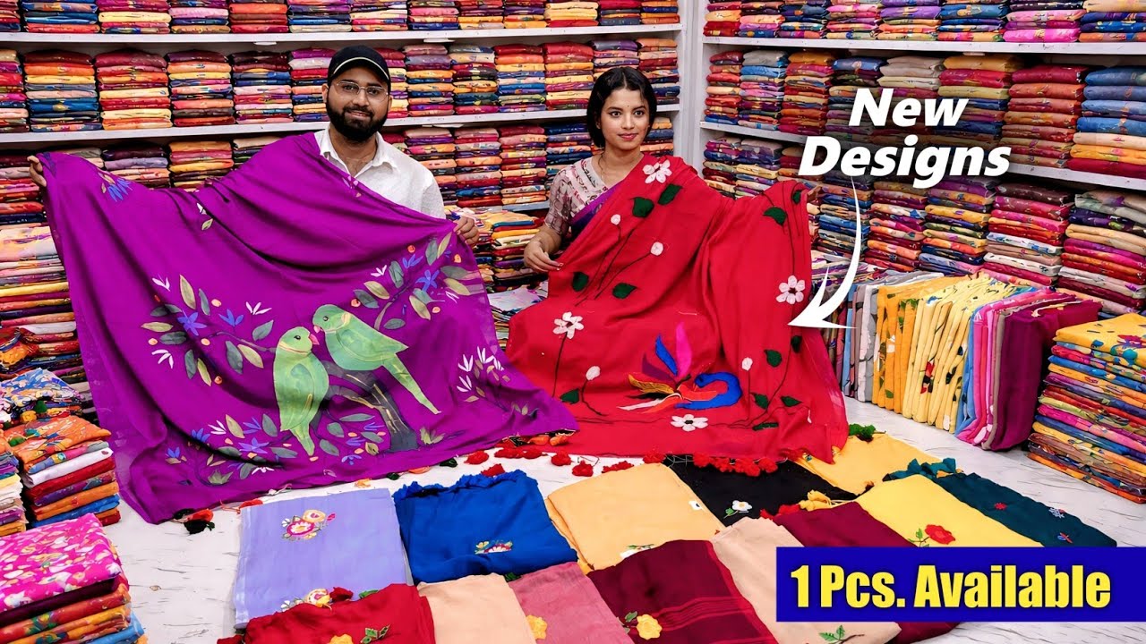 120 Count Mul Cotton & Khadi Cotton Saree Manufacturer 🔥 OFFER PRICE 🔥 Wholesale & Retail - SANTIPUR