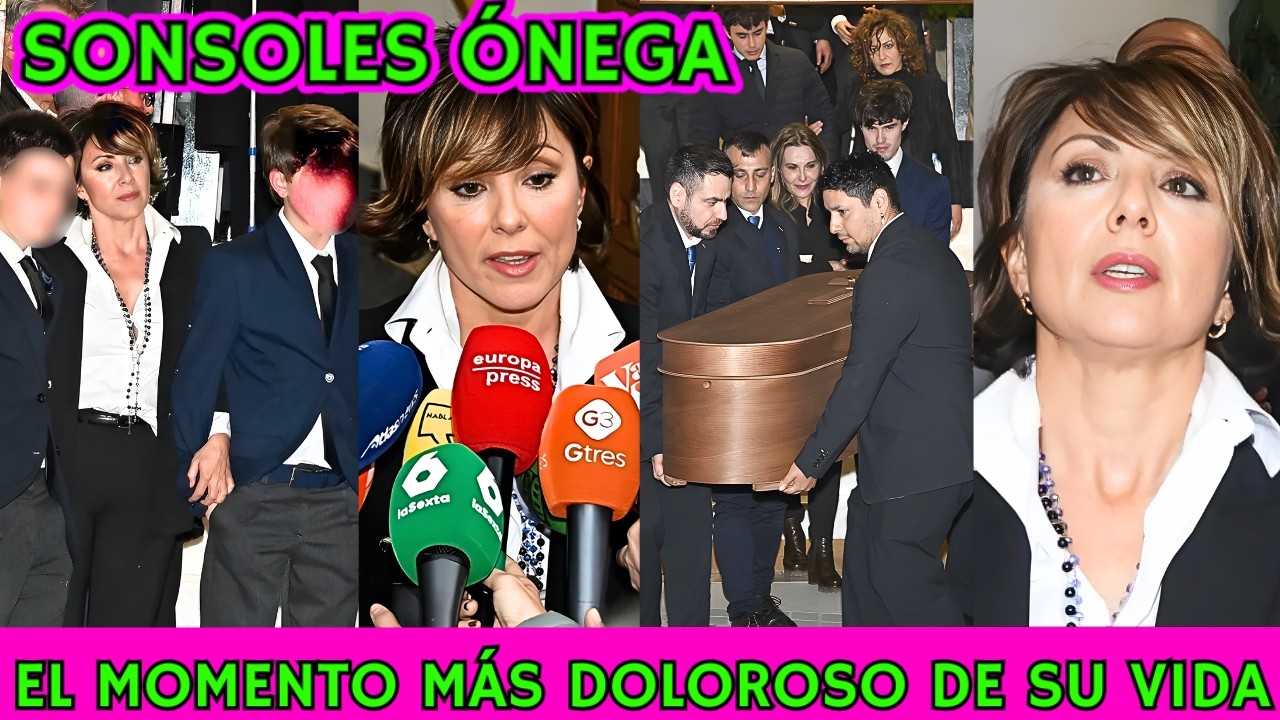 💔 SONSOLES ÓNEGA se ROMPE en el FUNERAL de su PADRE y  la REINA LETIZIA aparece por SORPRESA