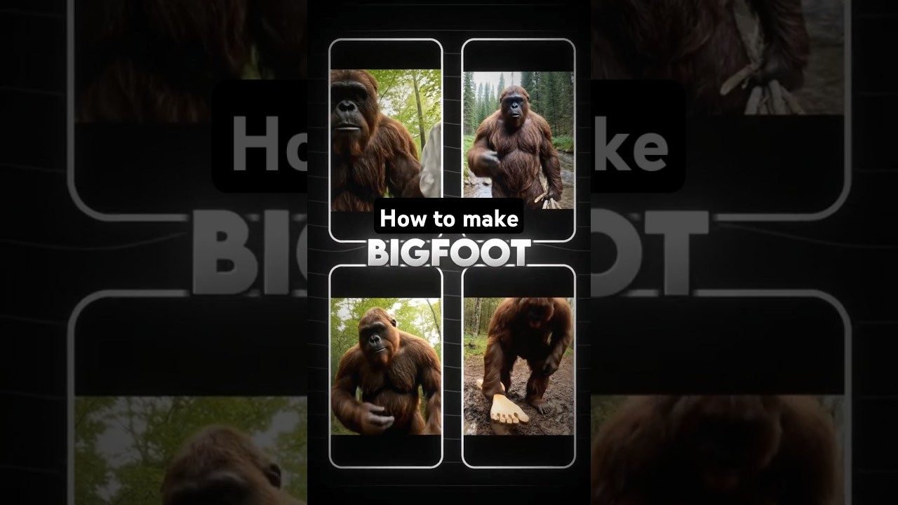 Bigfoot Vlog AI Videos Are EXPLODING - Here is how to make them #bigfootvlog  #bigfoot #aivideo