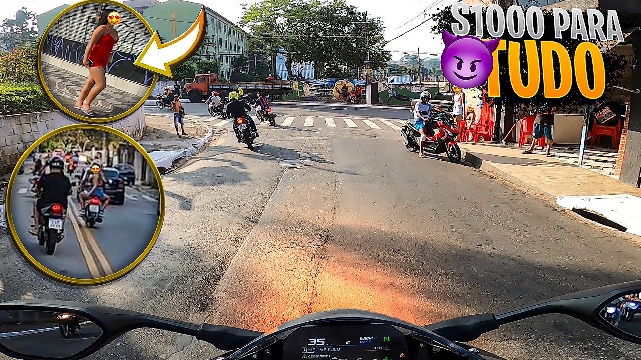 PIÃO  DE S1000RR SÓ O CANO PARANDO TUDO