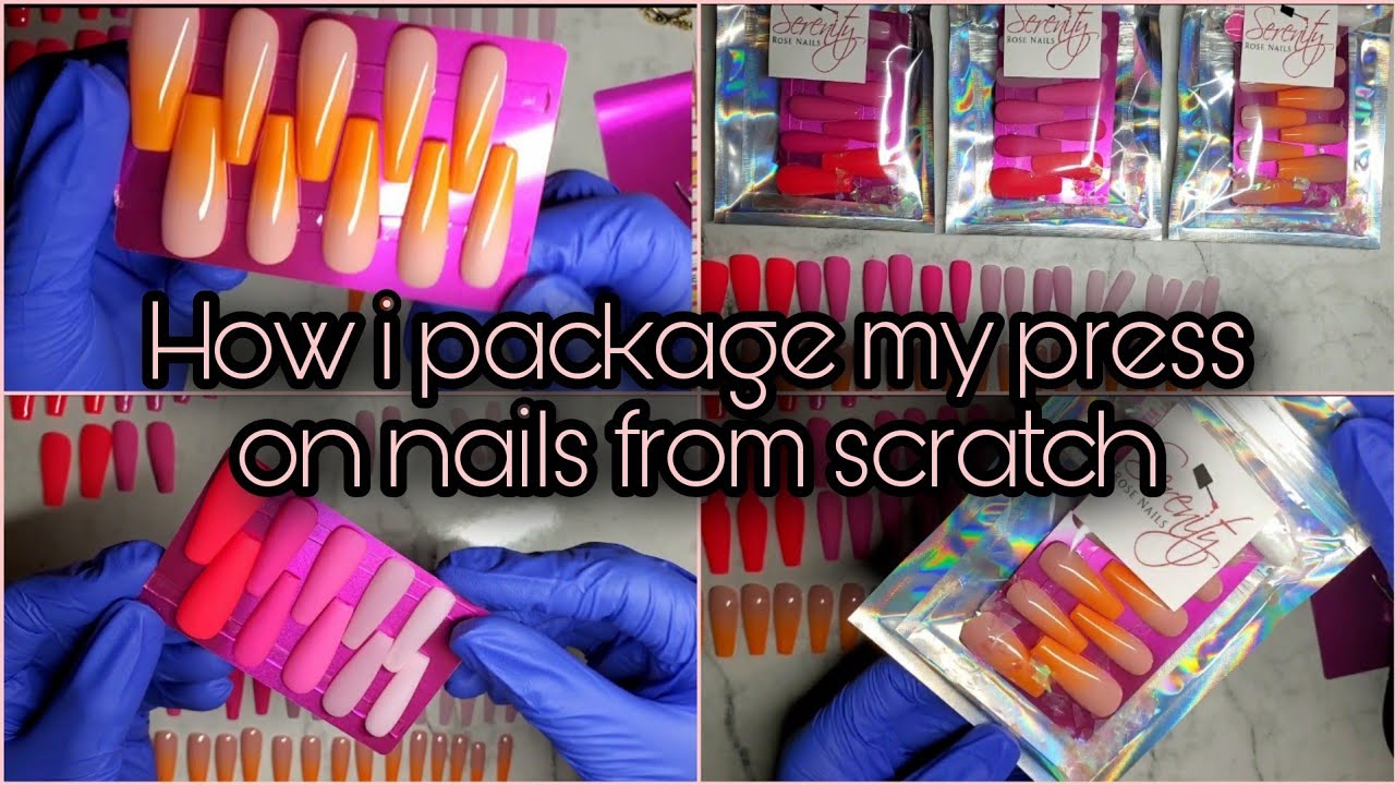 Entrepreneur Life Ep. 3 | How i Package my Press on Nails From Scratch