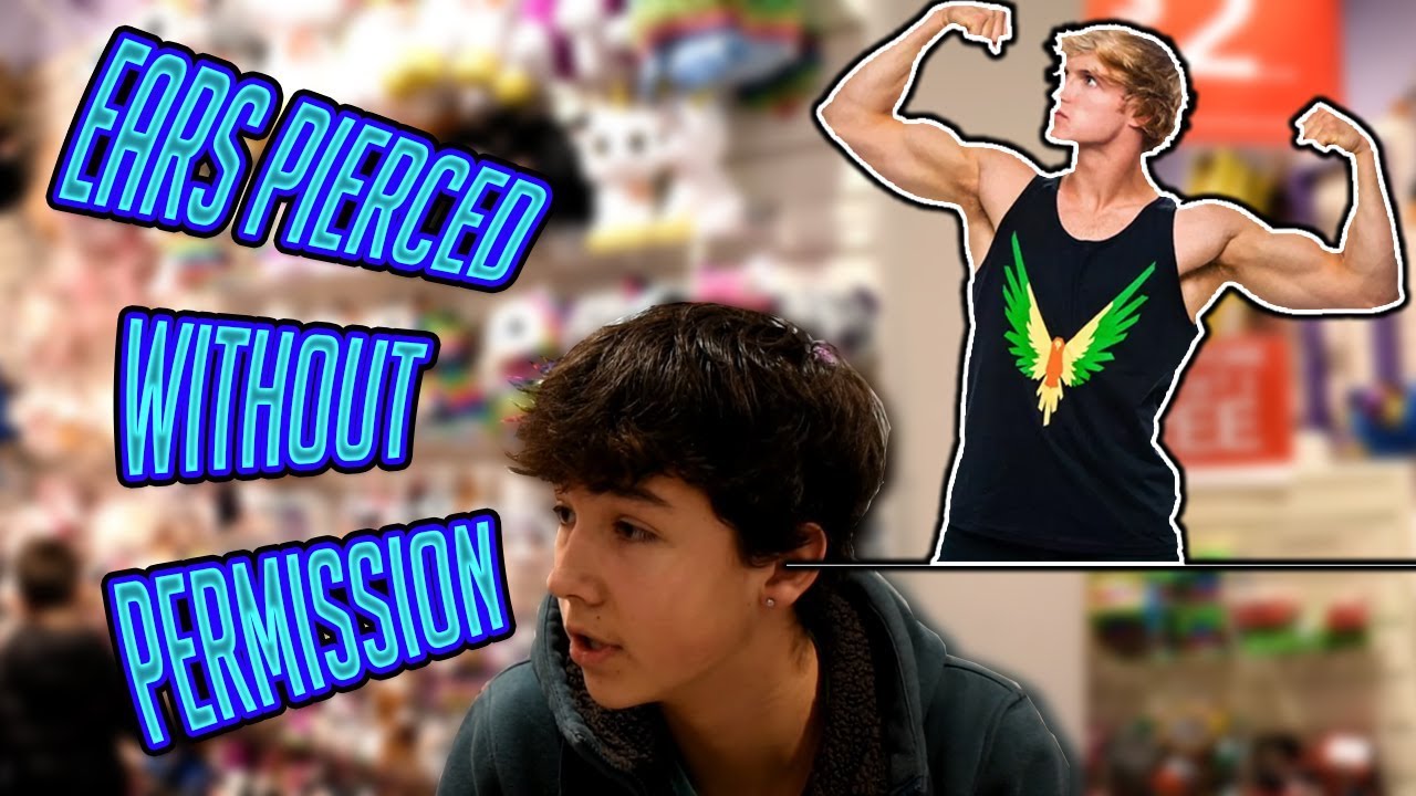 EARS PIERCED WITHOUT PERMISSION (NEARLY GOT BEAT)