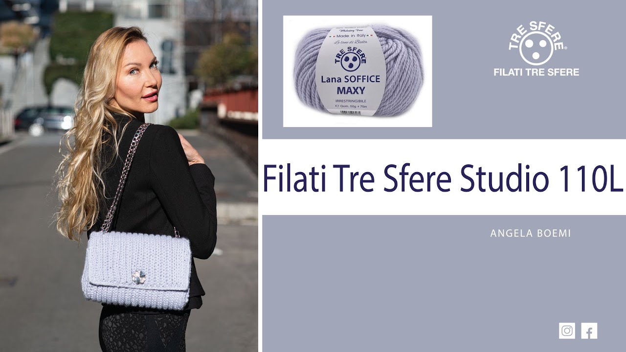 Filati Tre Sfere Studio 110L - Borsa uncinetto