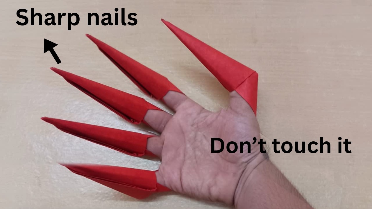 simple paper nails @beyond viral creations
