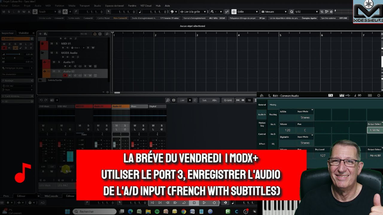 La brève du vendredi | MODX's comment utiliser le port 3 USB et enregistrer l'audio (FR & subtitles)
