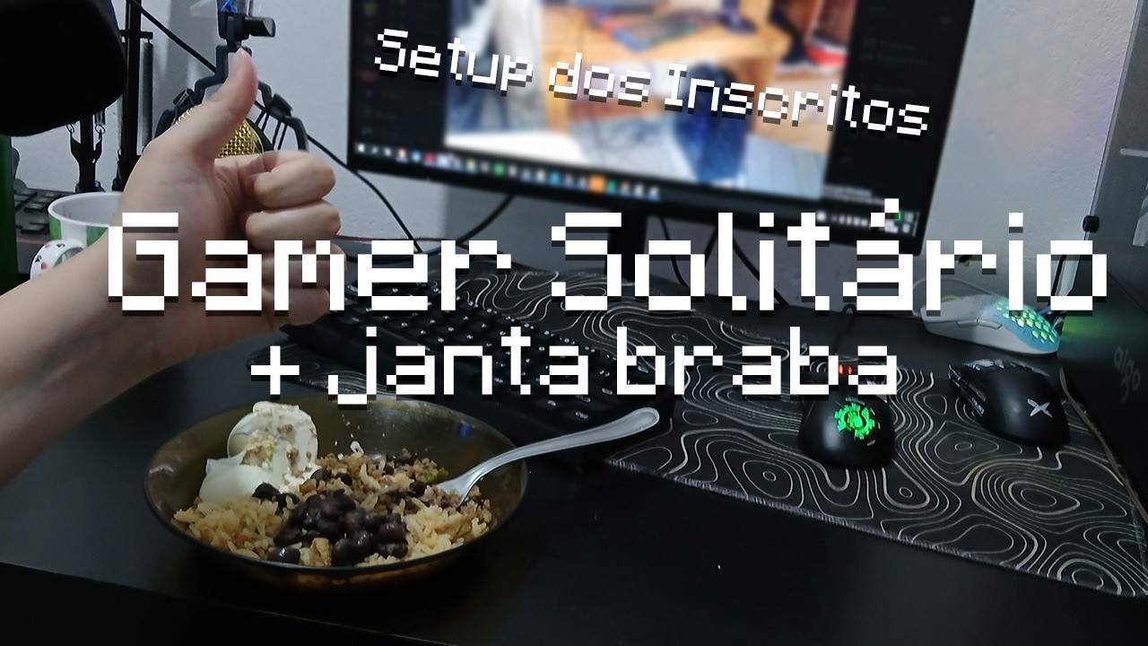 a NOITE de um GAMER SOLITÁRIO + ESPECIAL de 300 INSCRITOS com uma JANTA BRABA