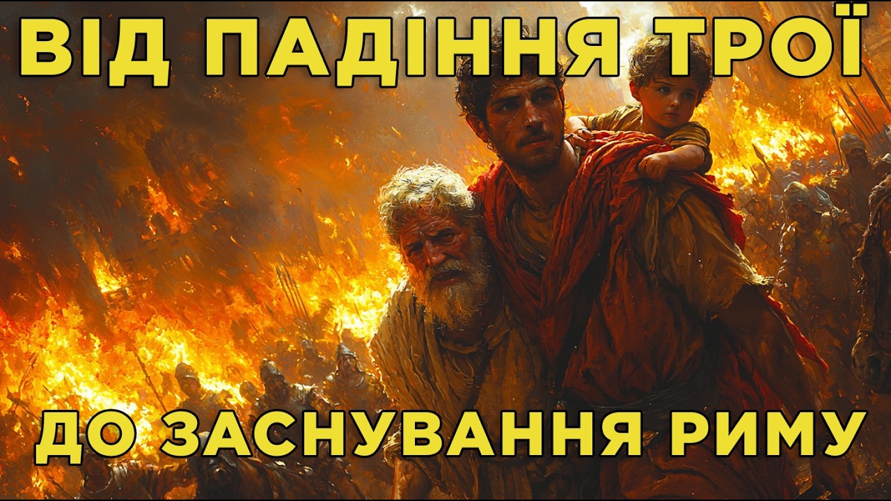 ⚔️ Еней: герой, що втік із Трої 🏛 і став батьком Риму 💥