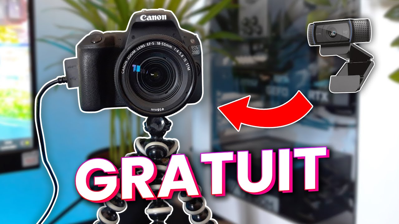 Comment utiliser GRATUITEMENT sa caméra comme webcam [tuto]