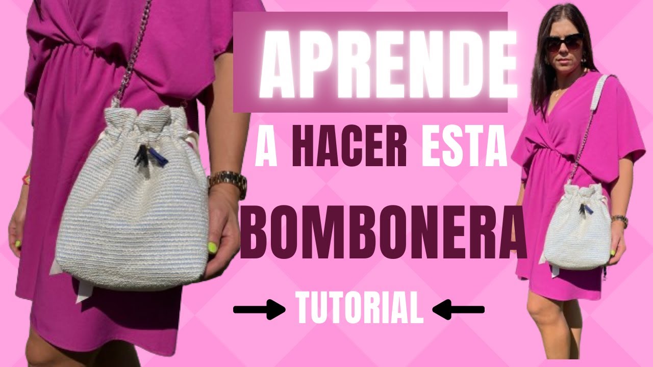 Cómo hacer un  BOLSO BOMBONERA rápido Y FÁCIL - TUTORIAL #costura #bolsobombonera #tutorial