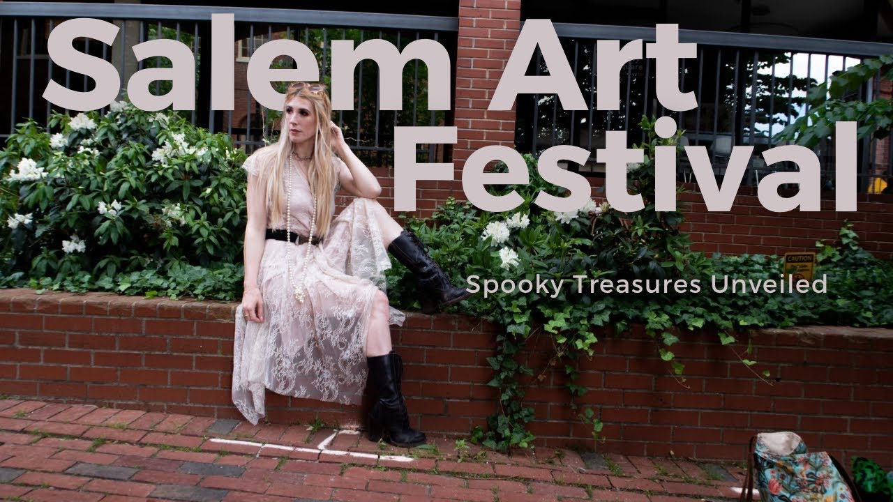 Exploring Salem Arts Festival! 🎨🖤 Haul for Spooky Lovers & Small Shop Enthusiasts 👻