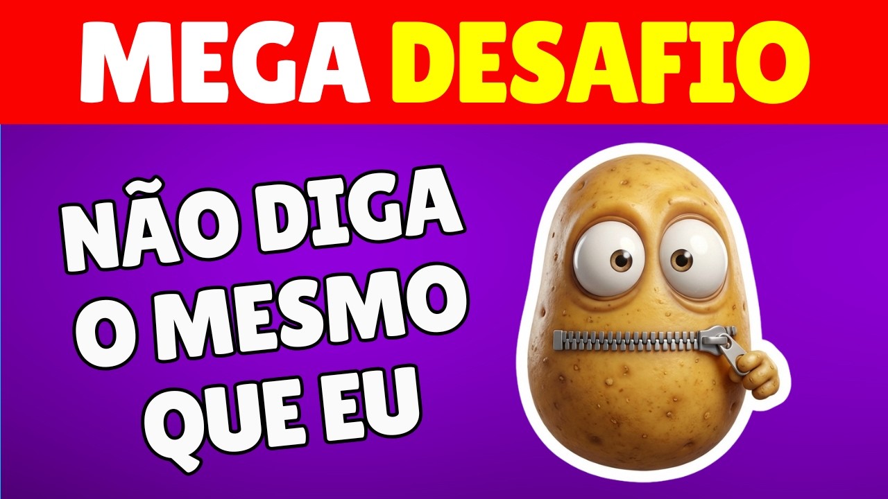 🤐 Não Diga o Mesmo Que Eu! 🧠 | Consegue Terminar os 38 Desafios? | Quiz Espacial