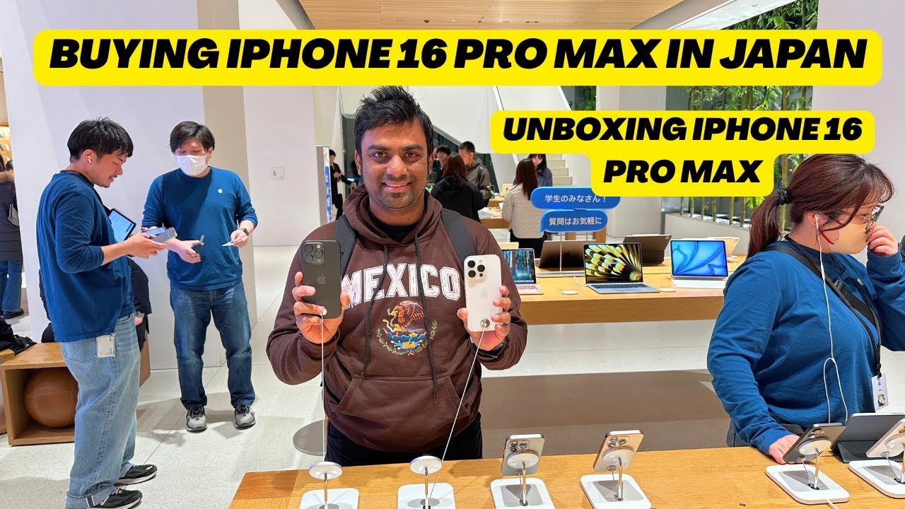 Buying iPhone 16 Pro Max in Japan || iPhone 16 Pro Max Unboxing || iPhone 16 Pro and Pro Max Price