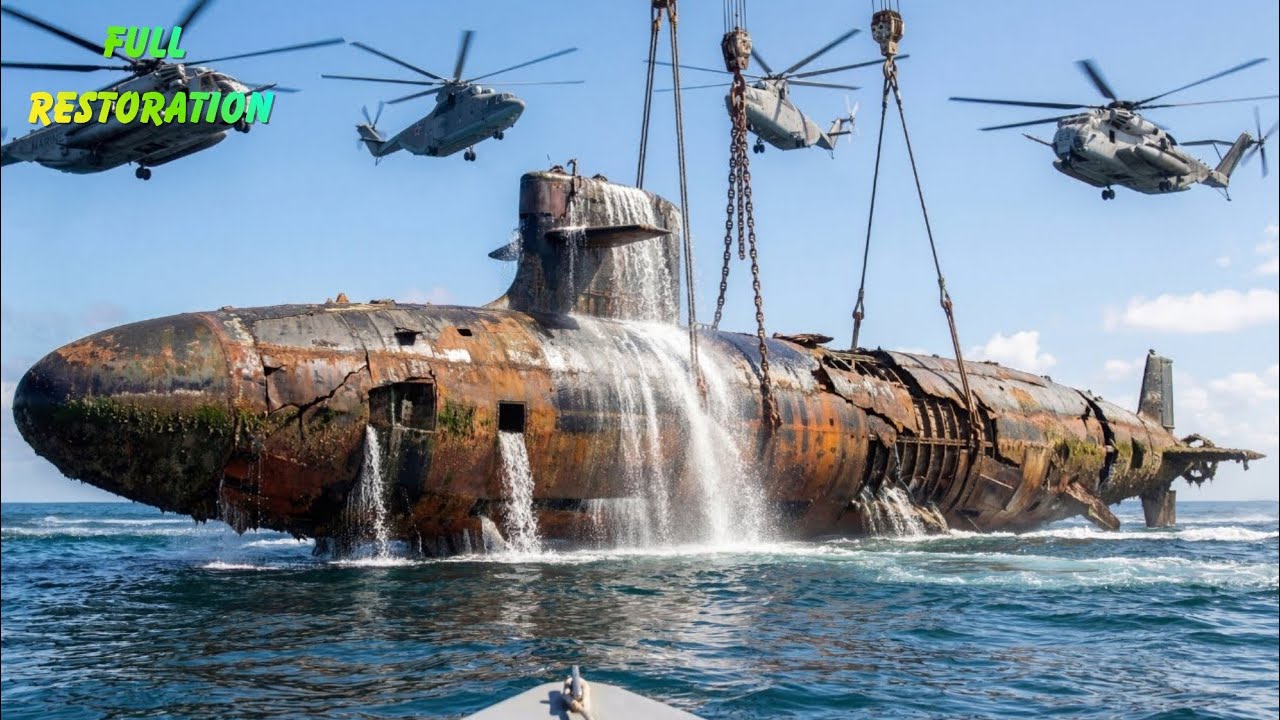 USS Thresher (SSN-593) Deep Sea Nuclear Submarine Full Restoration