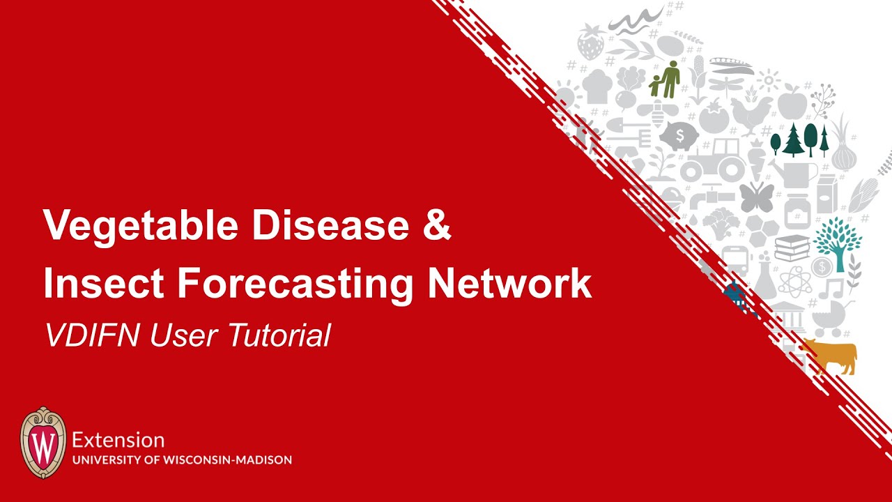 Vegetable Disease & Insect Forecasting Network (VDIFN) User Tutorial