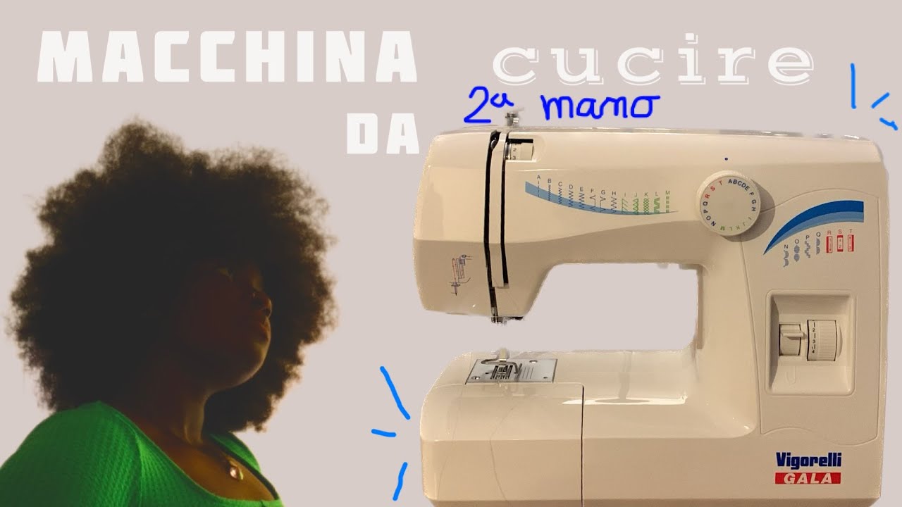 Macchina da cucire VIGORELLI GALA praticamente nuova + unboxing materiale da cucito||SGHERRA