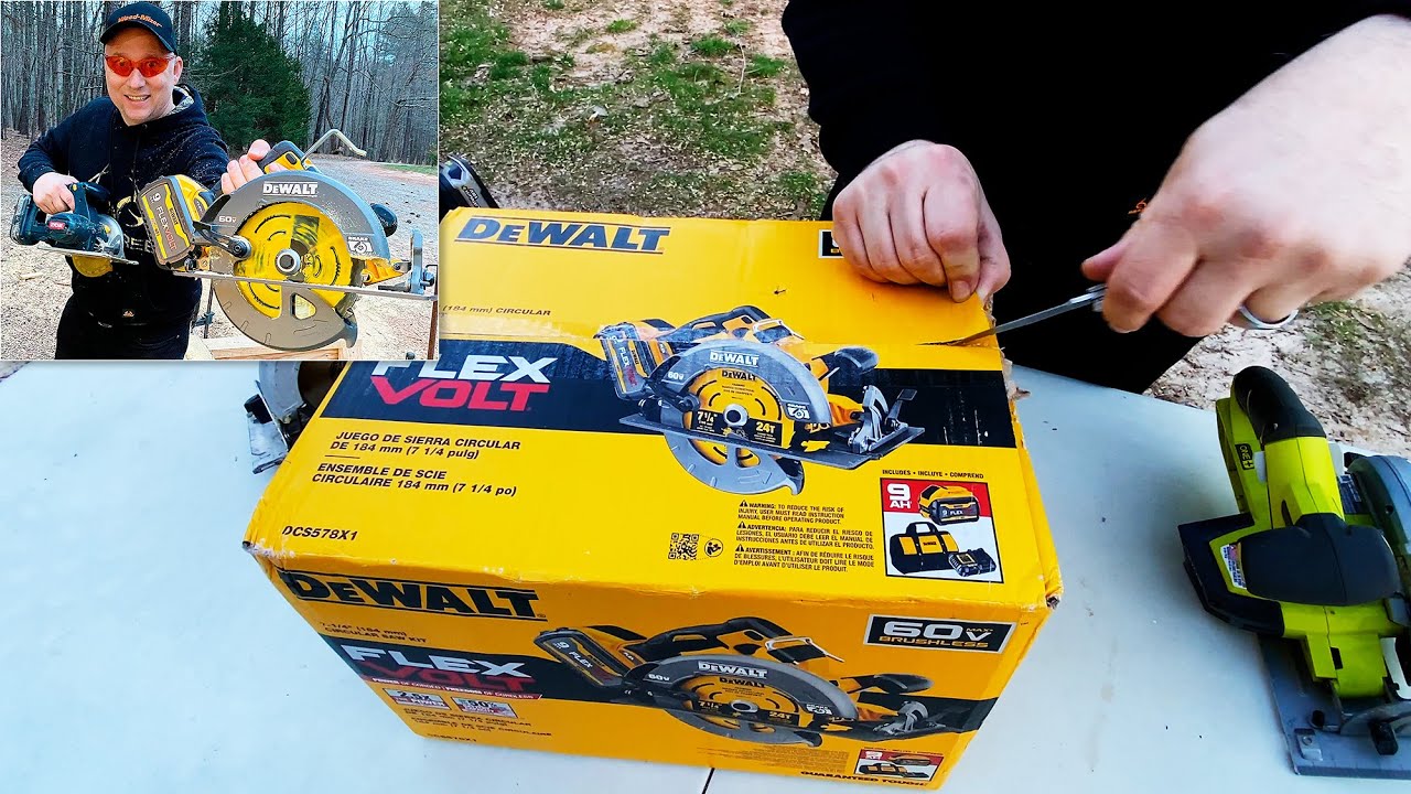 Купил DeWalt FlexVolt 60v - Ручную Дисковую Пилу за $340 | Распаковка Пилы Очень Удивила!