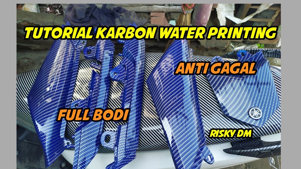 TUTORIAL KARBON WATER PRINTING ANTI GAGAL