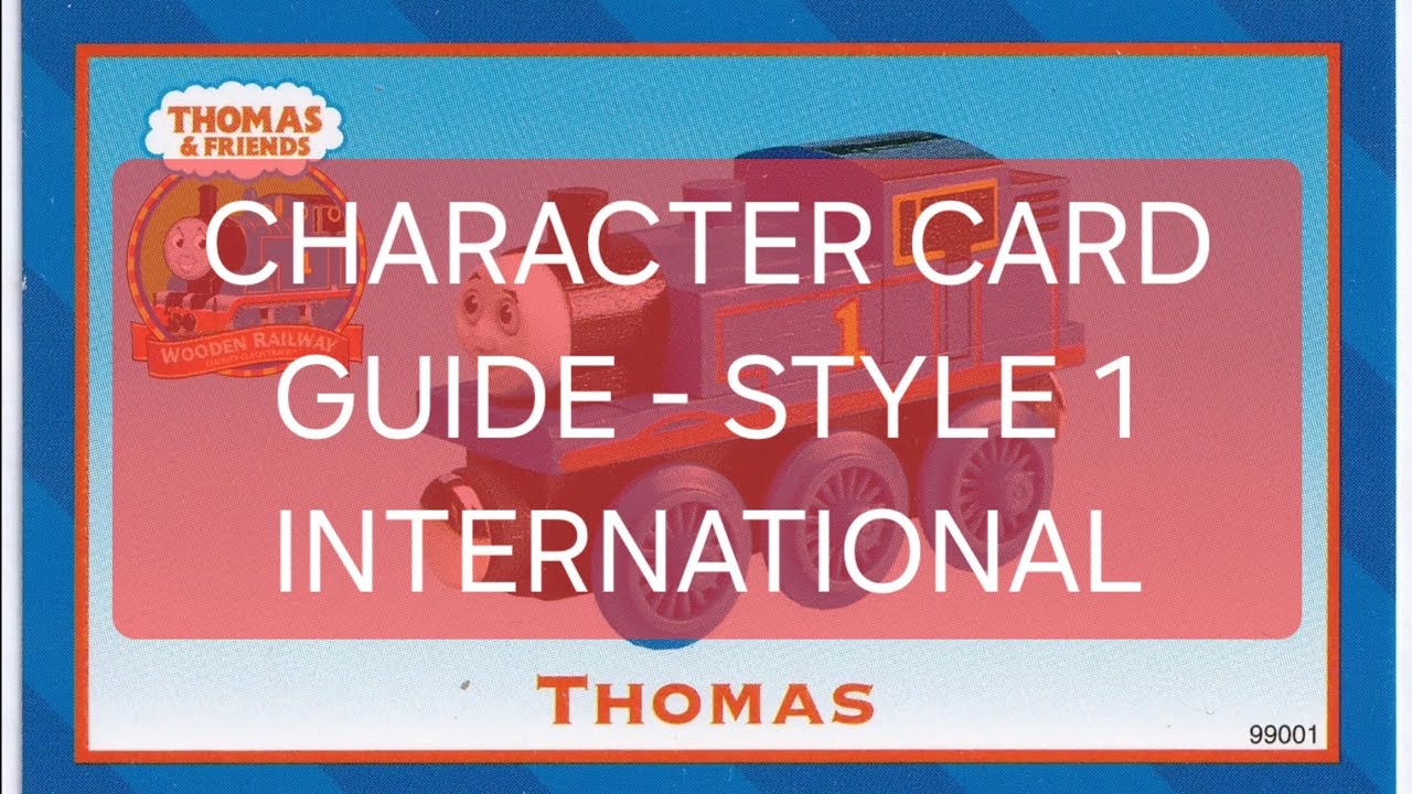 Thomas Wooden Railway Character Card Guide Episode #3 - Style 1 International (2000/2001)