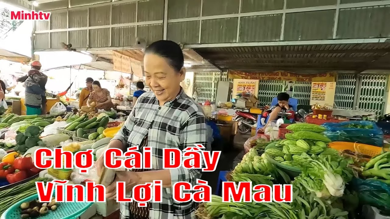 Chợ C&aacute;i Dầy Thị Trấn Ch&acirc;u Hưng Cũ Nay L&agrave;  X&atilde; Vĩnh Lợi Tỉnh C&agrave; Mau .
