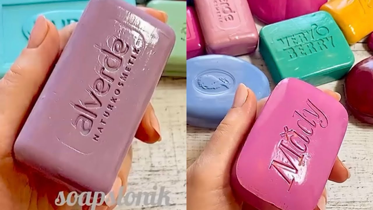 АСМР мыло Soap cutting ASMR