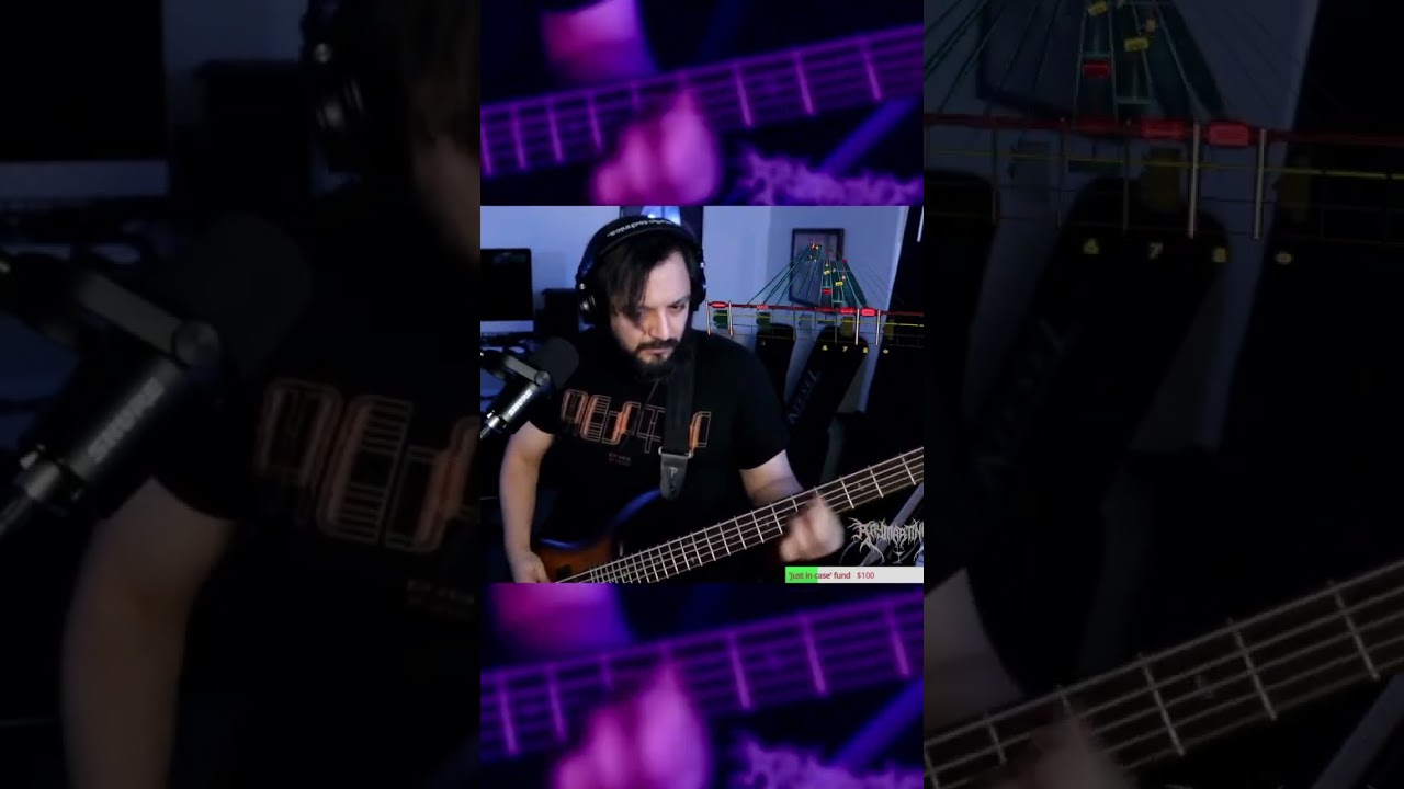 #surfacing #slipknot @slipknot #metal#bass #solo #livestream