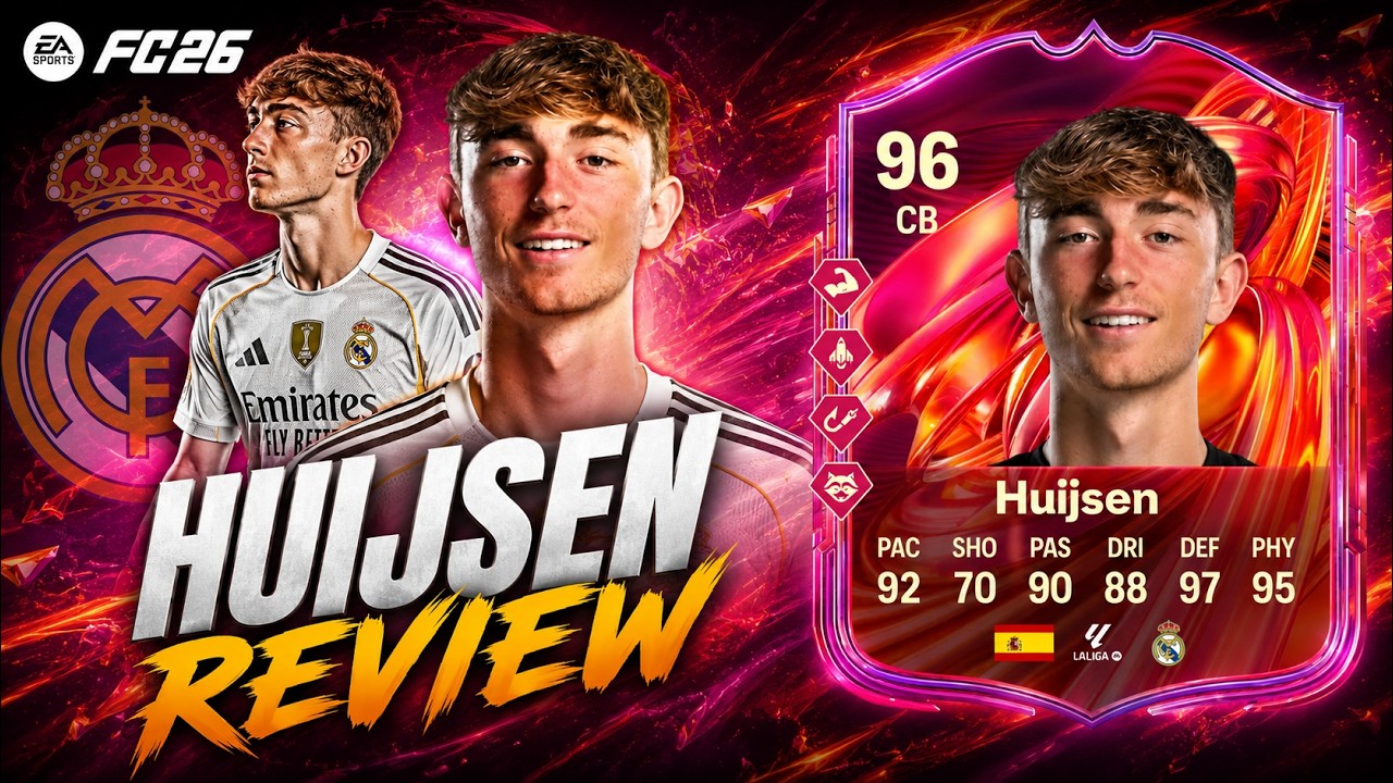 &iexcl;CUIDADO CON ESTE JUGADOR🚨! Dean Huijsen 96 FUTTIES REVIEW EA FC 26