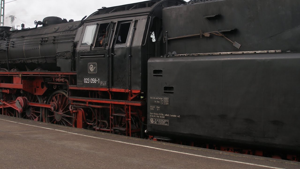 23 058; Führerstandsmitfahrt [1/2]