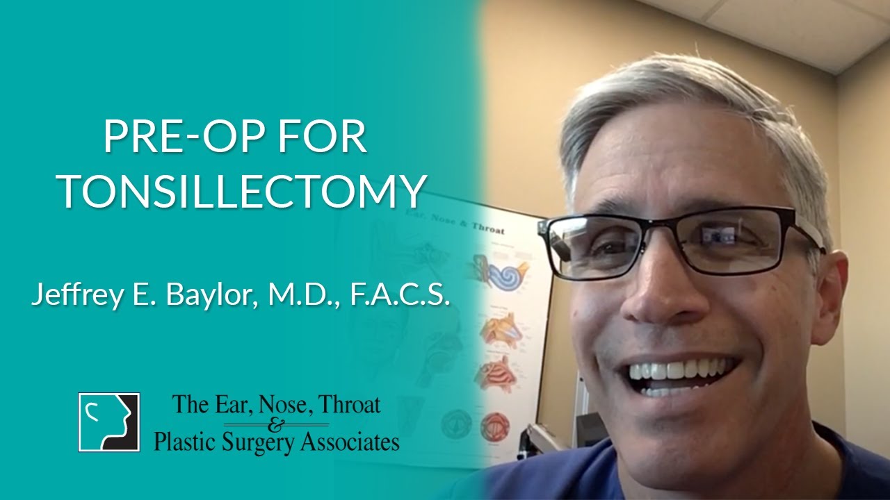 Pre-Op for Tonsillectomy
