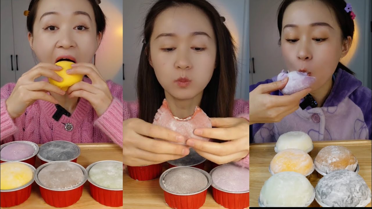 雪胖子 ice cream mochi ASMR