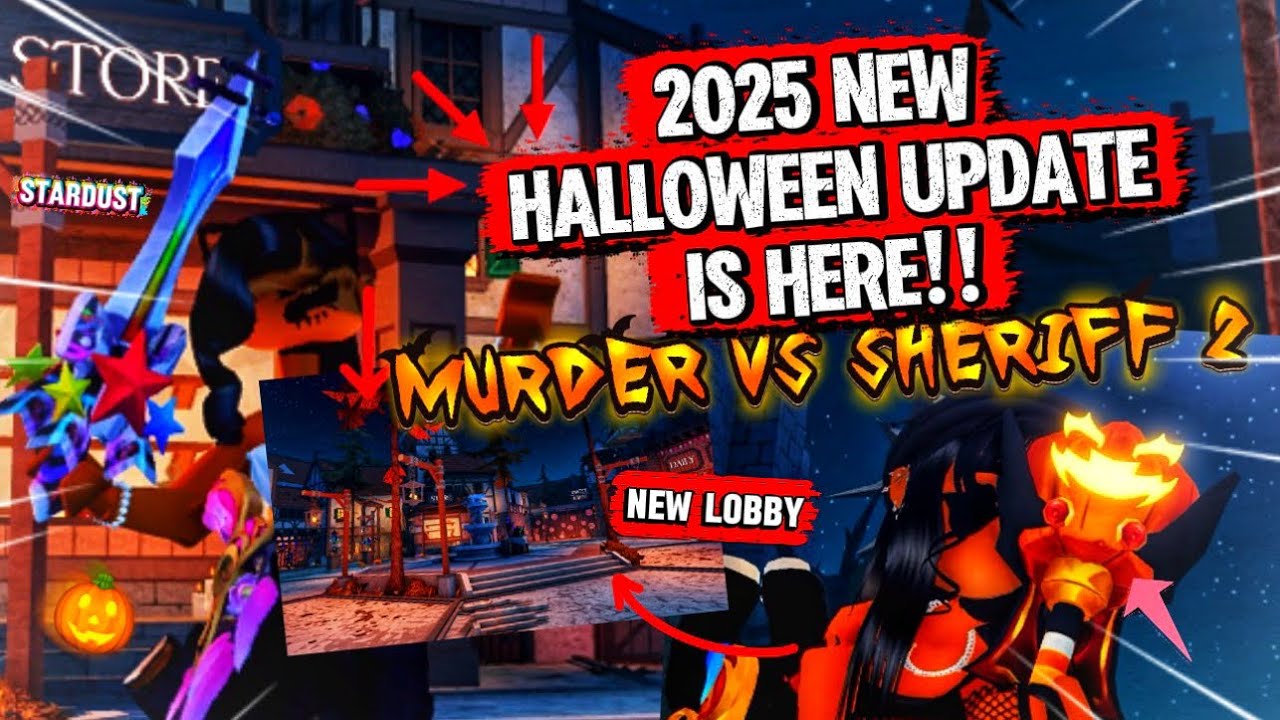 НОВОЕ ОБНОВЛЕНИЕ НА ХЭЛЛОУИН 2025 👻!! | ТАК ВОСТОРГНУТО | Murder Vs Sheriff 2