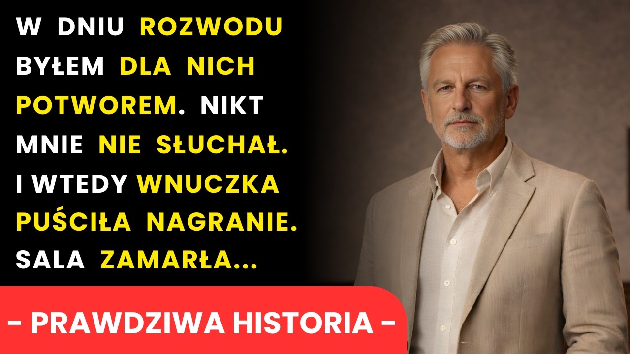 Na Rozprawie Rozwodowej Byłem Już Potworem… Wtedy 11-Letnia Wnuczka Puściła Nagranie. Sala Zamarła.