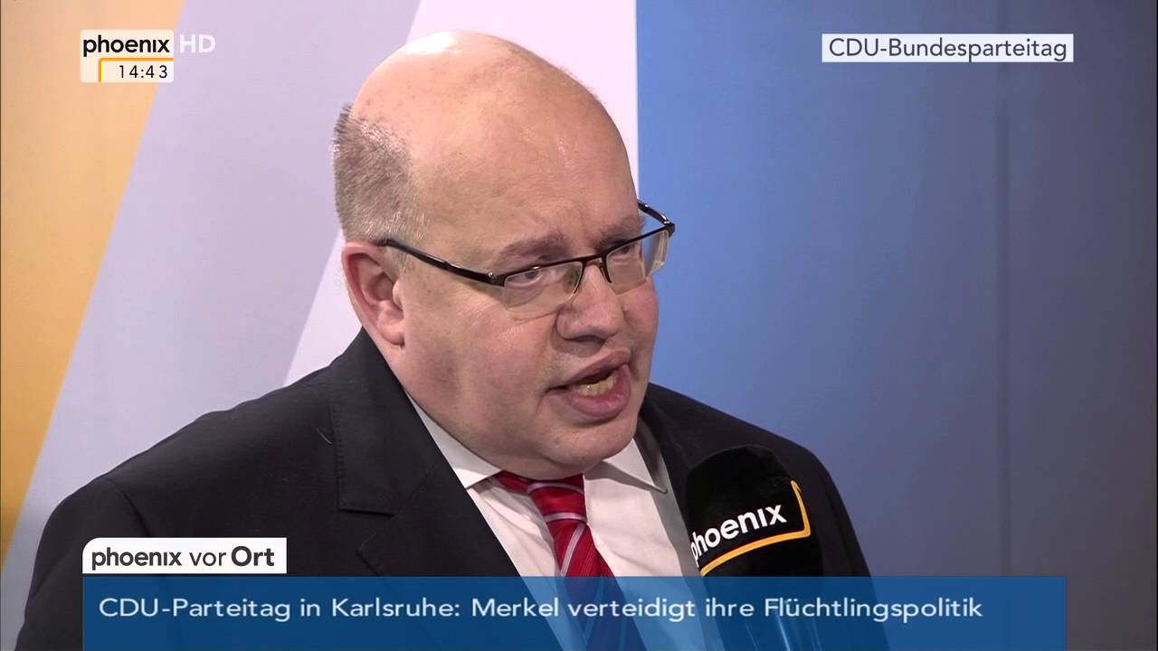 CDU-Parteitag: Peter Altmeier im Interview zur Fl&uuml;chtlingspolitik am 14.12.2015