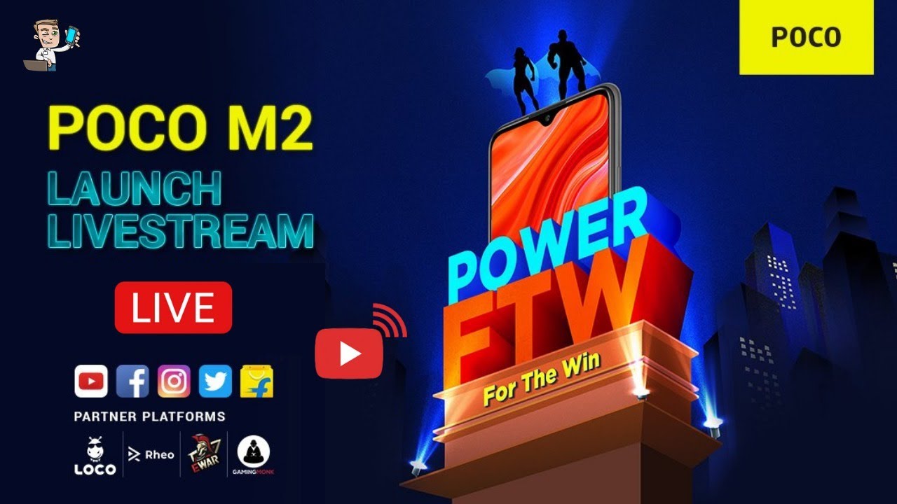 POCO M2 Launch Event Today | POCO M2 Live Launch Event | #POCOM2 Launch Livestream | POCO #PowerFTW