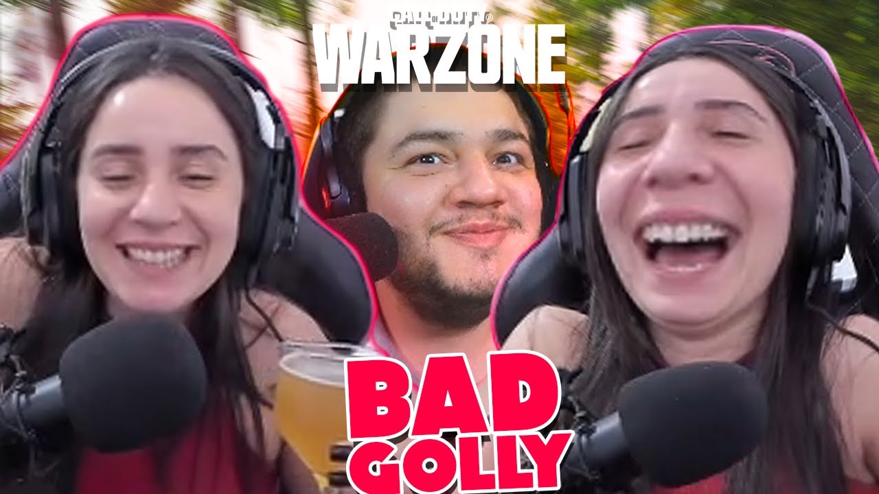 QUANDO A STREAMER BEBE DEMAIS 🥴😂 | COD WARZONE *modo badgolly*