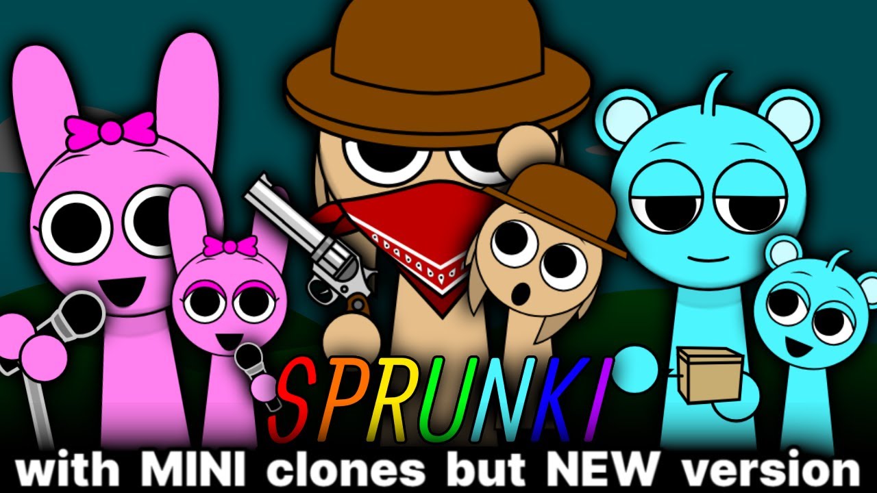 Sprunki With MINI CLONES But NEW Version