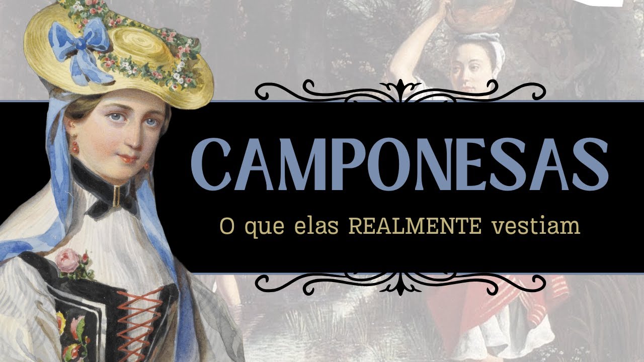 ROUPAS DE CAMPONESA - O que elas REALMENTE vestiam (1600-1700)   #historiadamoda #cottagecore