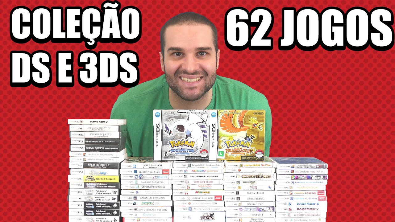 Minha Coleção De Nintendo 3DS E DS - 62 Jogos