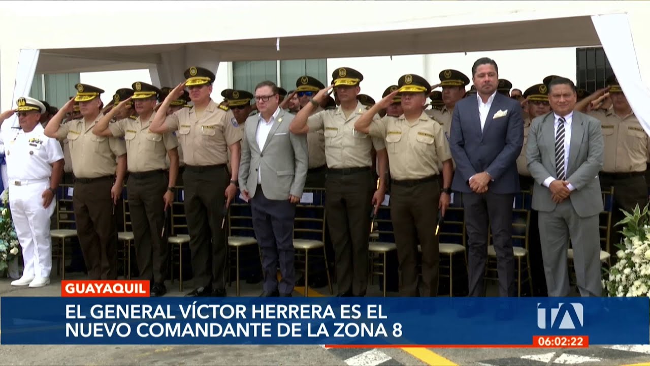 El general Víctor Herrera es el nuevo Comandante de la Zona 8