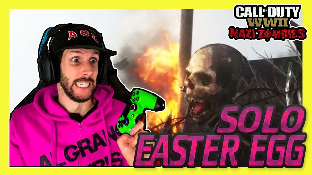 EASTER EGG SOLO LA ORILLA MAS OSCURA ZOMBIES WW2 CALL OF DUTY