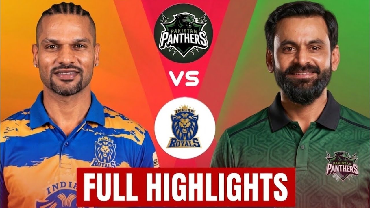 India Royals vs Pakistan Panthers Full Highlights Asian Legends League 2026 | IND VS PAK