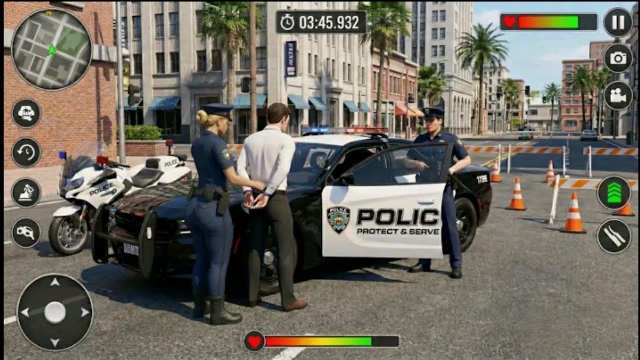 City police car chase 3d games 2026|| New police car driving chase android  gameplay